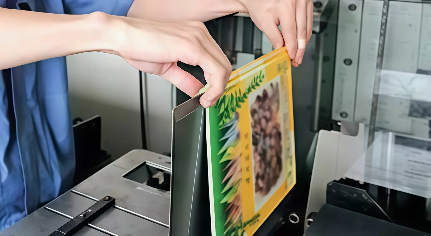 製本・加工・検品・梱包の様子