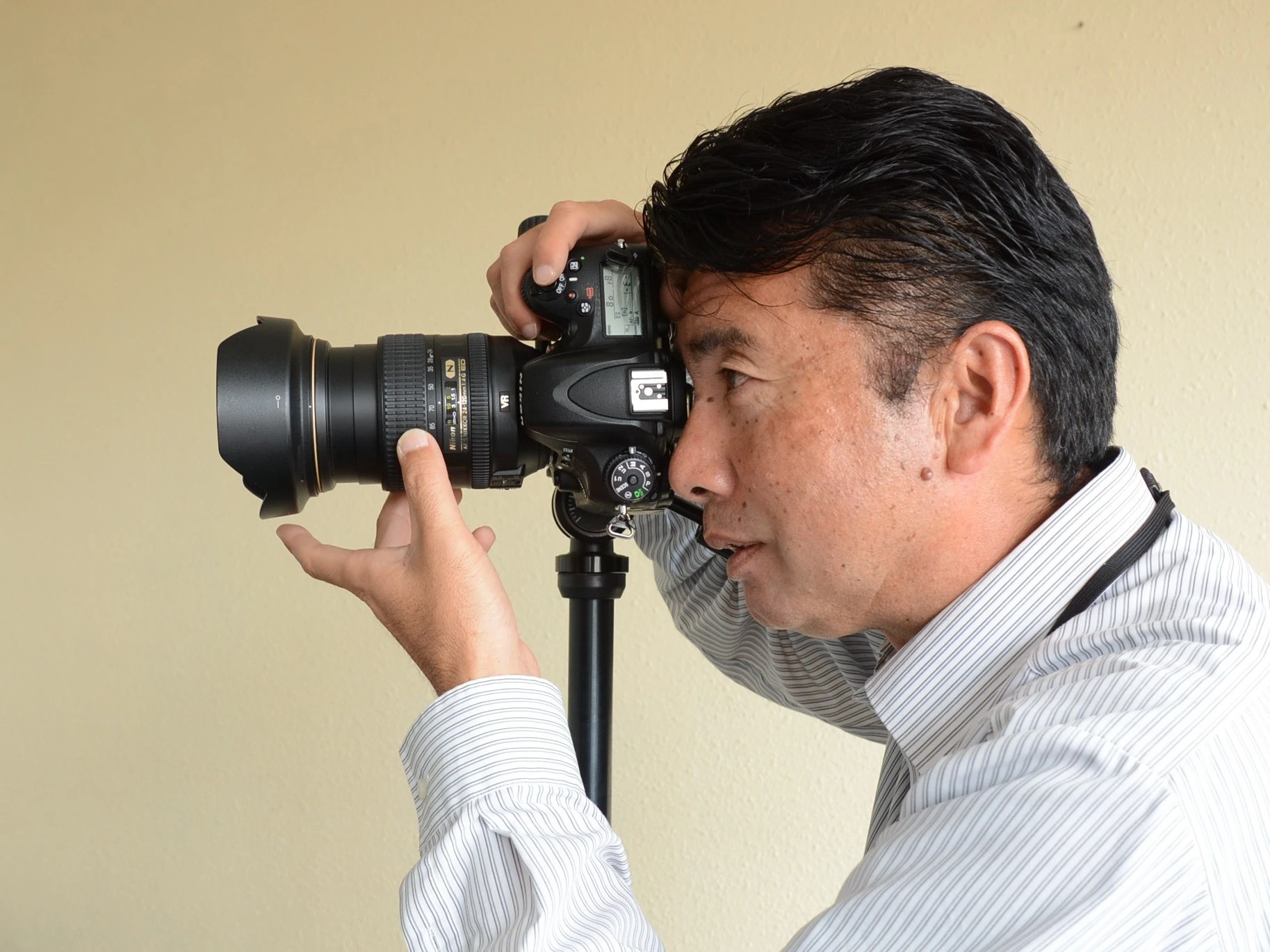 カメラマンの撮影風景